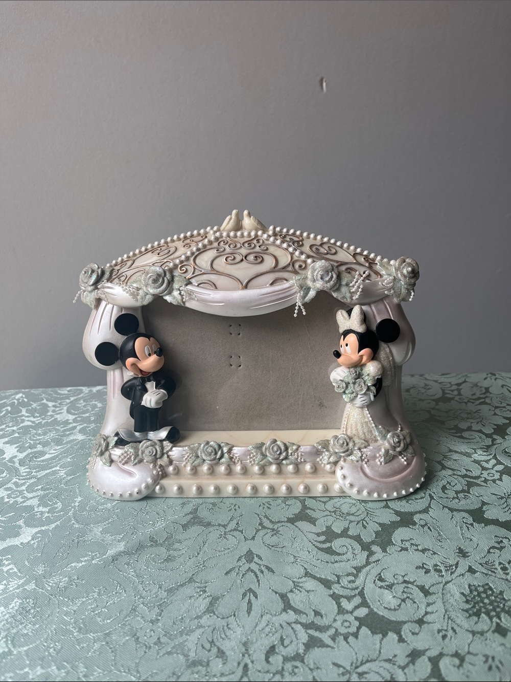 Disney Parks Exclusive Mickey & Minnie Mouse Wedding Picture Frame